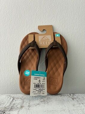 🏝️REEF Brown Cushion Melody Flip Flops